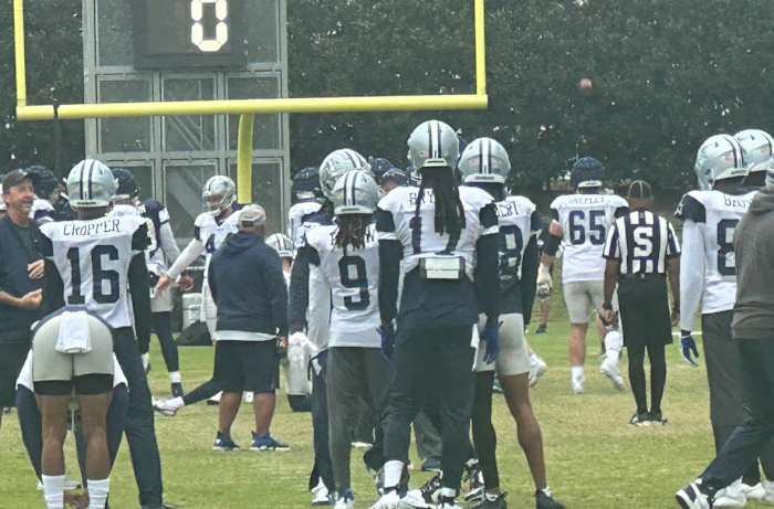 Dallas Cowboys practice